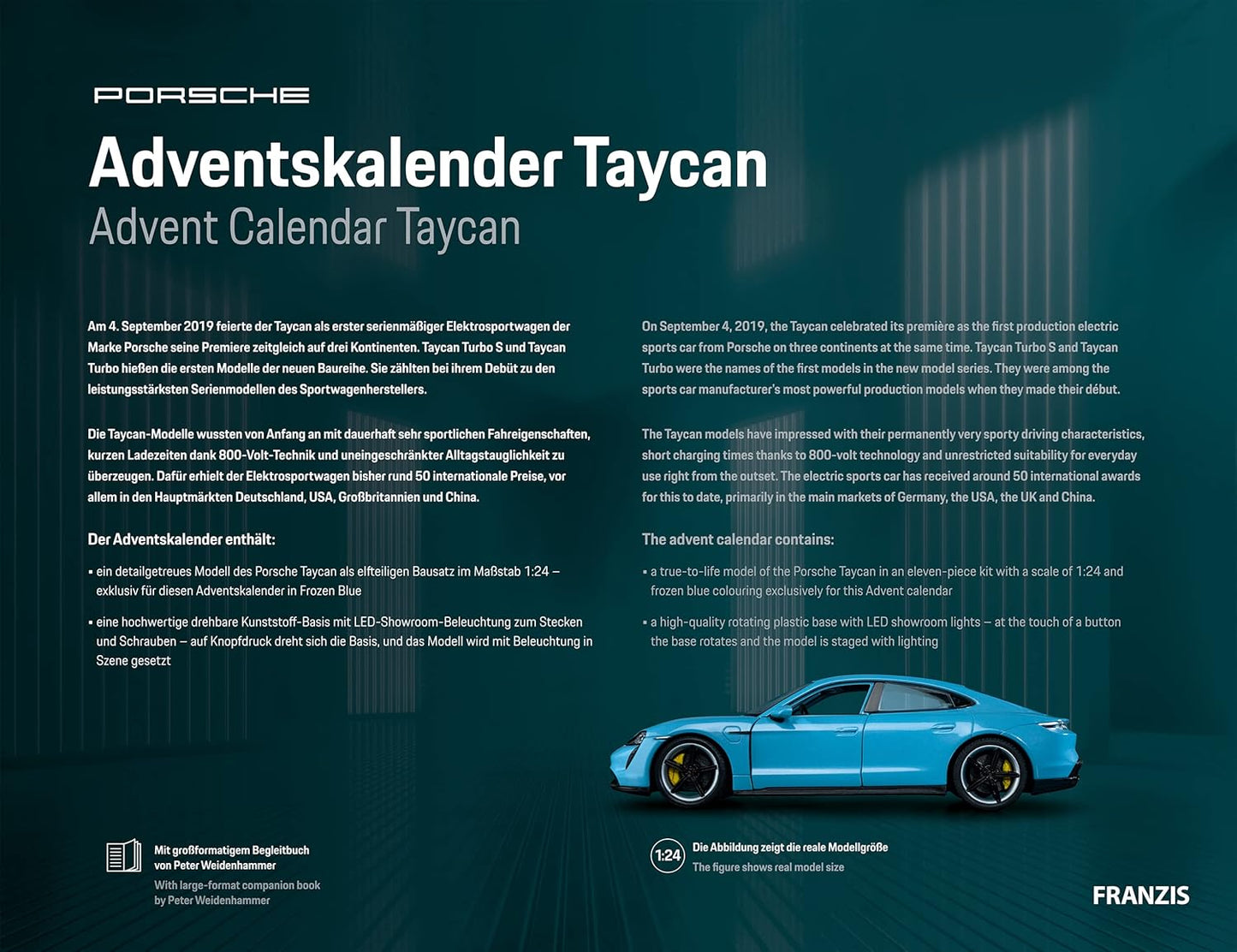 Porsche Taycan Advent Calendar 1:24